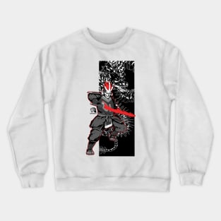 Samurai Warrior Ghost Rider Crewneck Sweatshirt